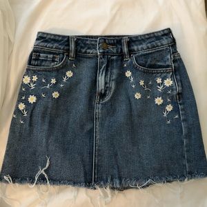 Pacsun jean skirt